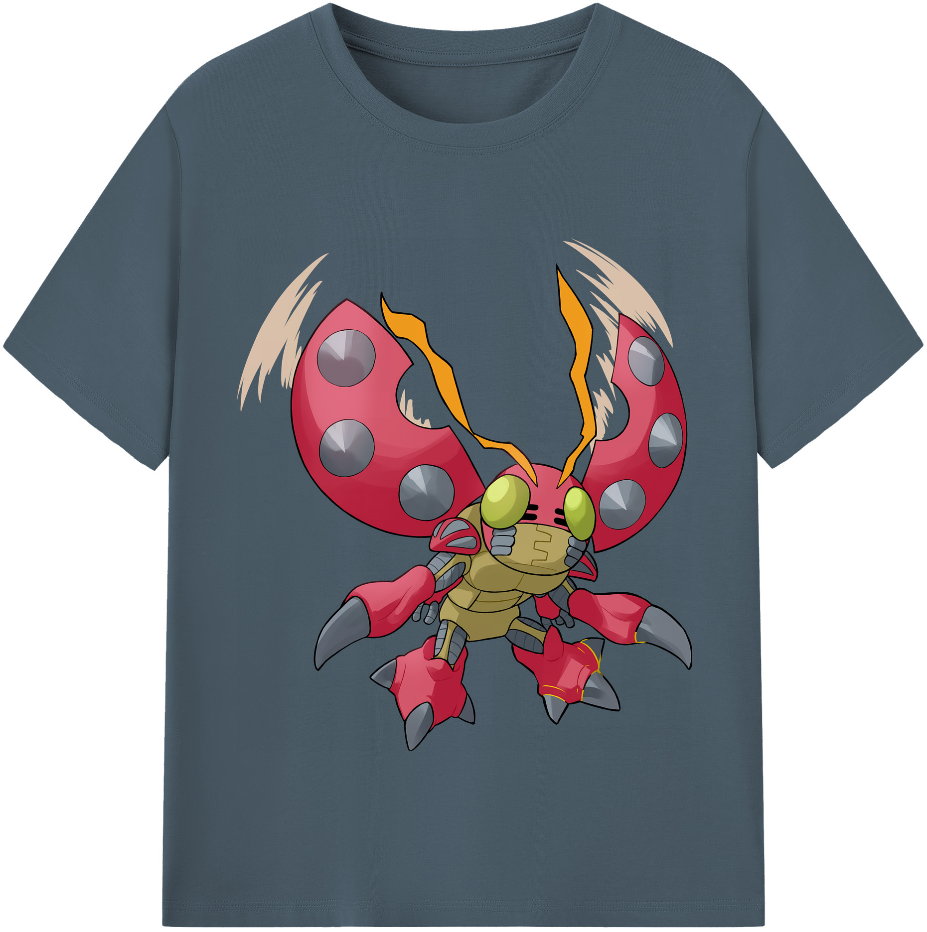 （画像用） Digimon デジタルモンスター/デジモン 綿100％半袖Tシャツ（フロントプリント）
